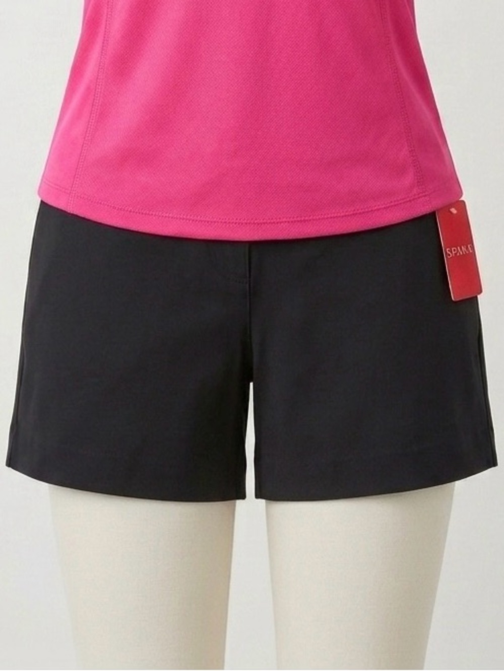 SPANX Black On The Go polished 6” Shorts for Women size small